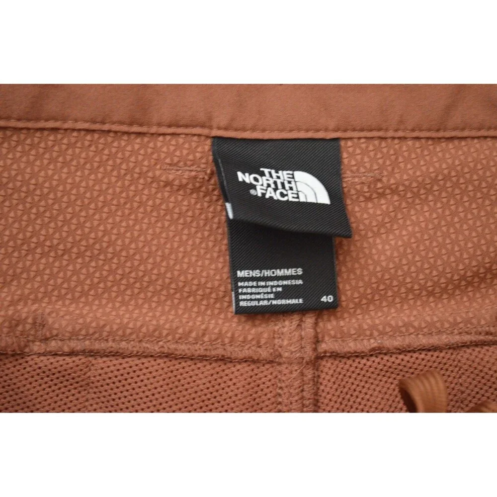 The North Face Rolling Sun Shorts Mens 40 7” Packable Flash Dry Rust Brown